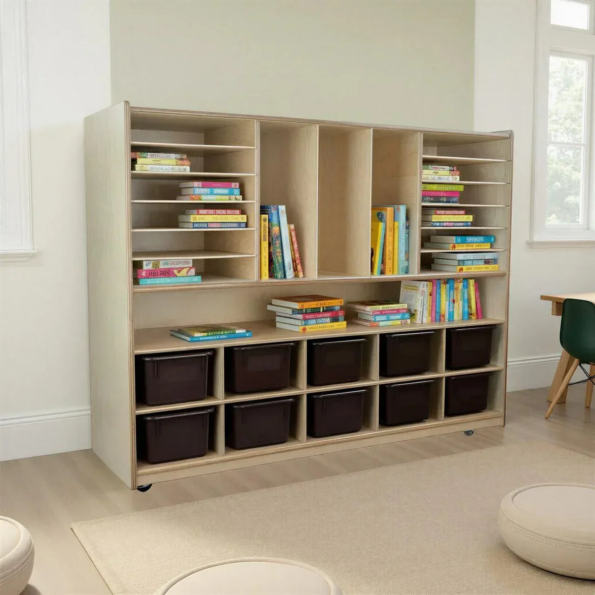 Multi-Storage with 10 Brown Trays