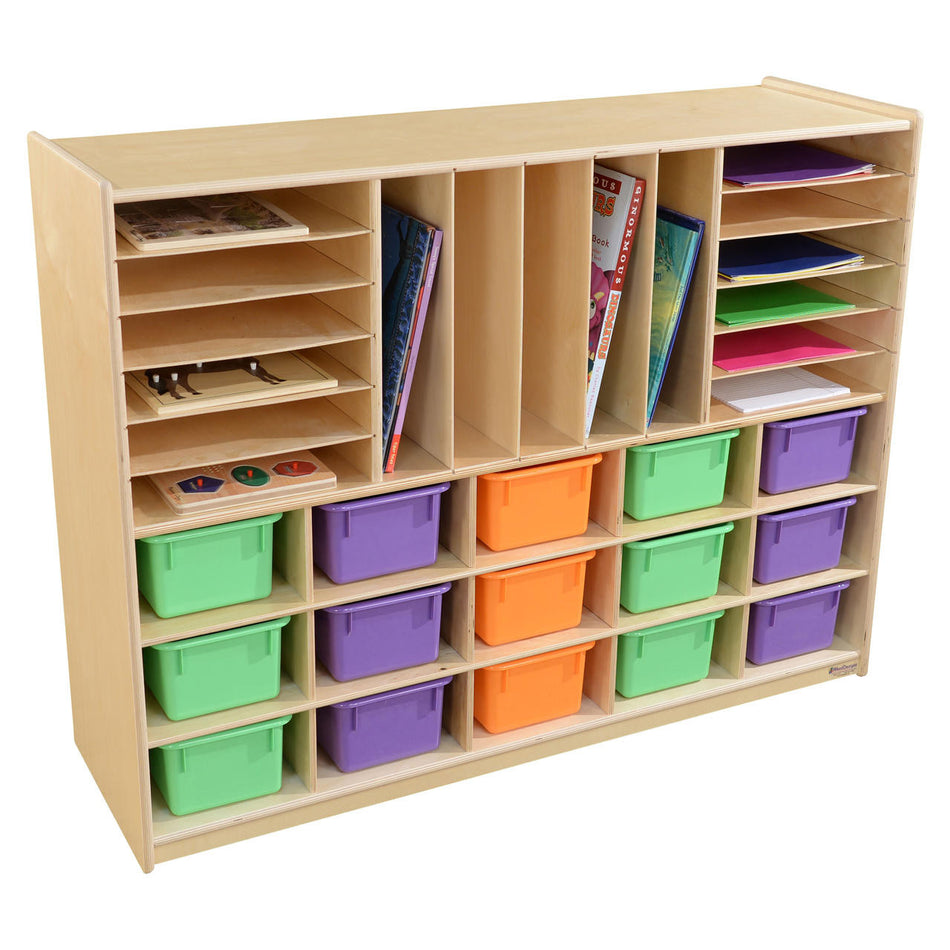 Multi-Storage with (15) Assorted Pastel Trays