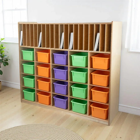 Multi-Storage with 20 Assorted Pastel Trays