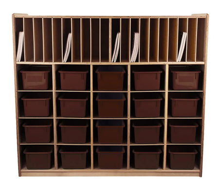 Multi-Storage with 20 Brown Trays