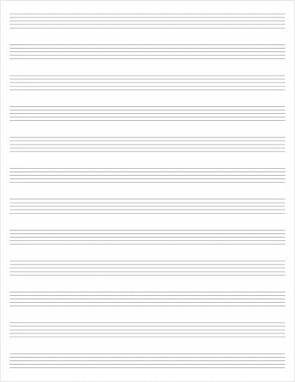 Music Writing Book, Spiral-Bound, 11 X 8.5-Inch, 64 pages