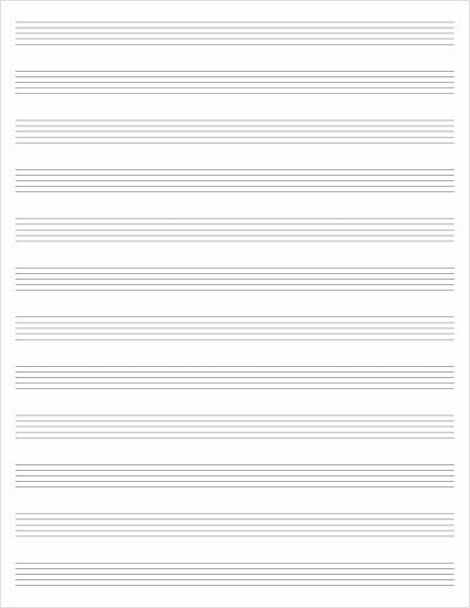 Music Writing Book, Spiral-Bound, 11 X 8.5-Inch, 64 pages