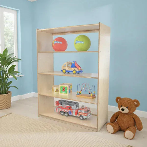 Bookshelf with Acrylic Back - 49"H