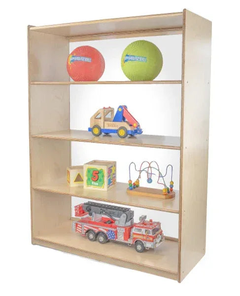 Bookshelf with Acrylic Back - 49"H