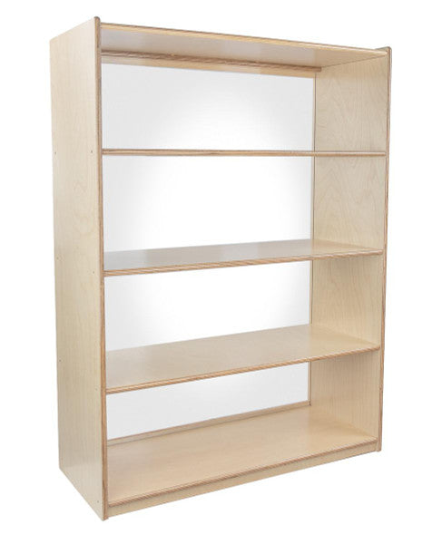 Bookshelf with Acrylic Back - 49"H