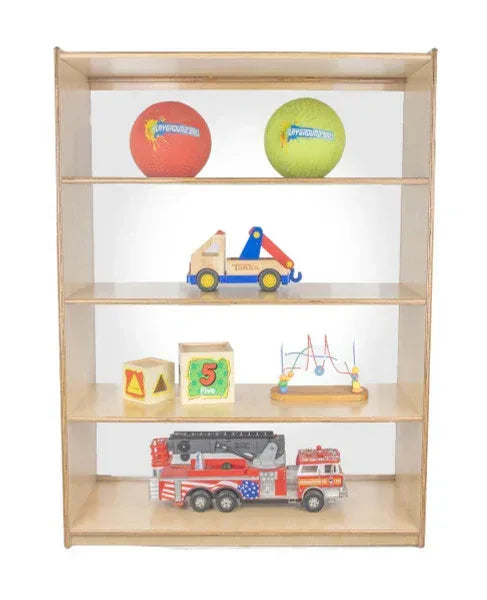 Bookshelf with Acrylic Back - 49"H