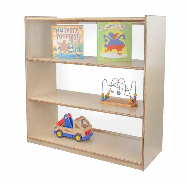Bookshelf with Acrylic Back - 36-3/4"H