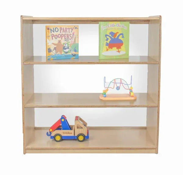 Bookshelf with Acrylic Back - 36-3/4"H