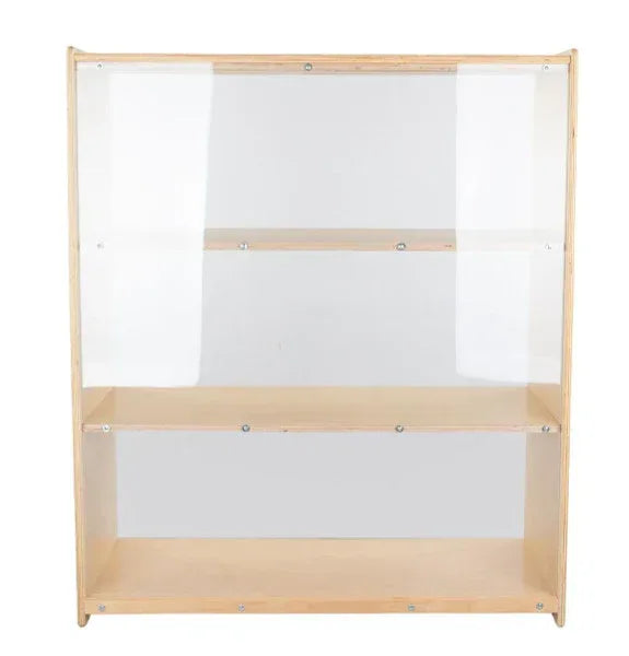 Bookshelf with Acrylic Back - 42-7/16"H