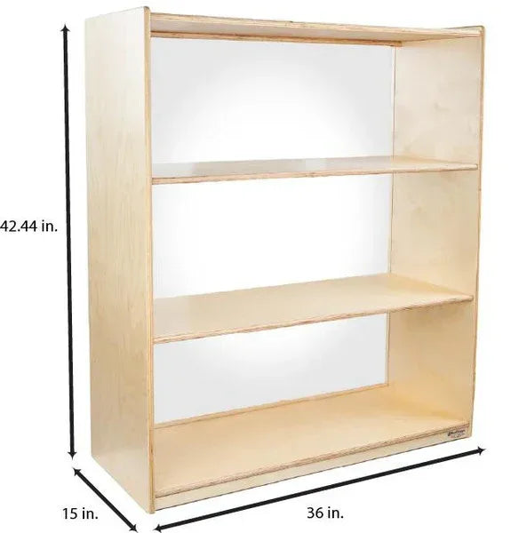 Bookshelf with Acrylic Back - 42-7/16"H