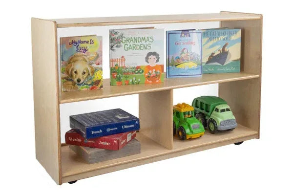 Versatile Shelf Storage with Acrylic Back - 30"H