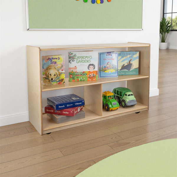 Versatile Shelf Storage with Acrylic Back - 30"H