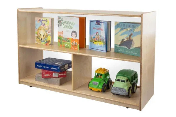 Versatile Shelf Storage with Acrylic Back - 30"H