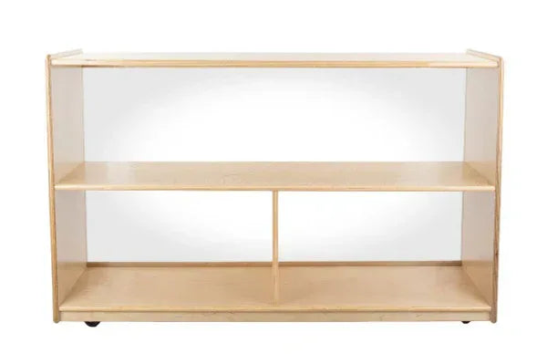 Versatile Shelf Storage with Acrylic Back - 30"H