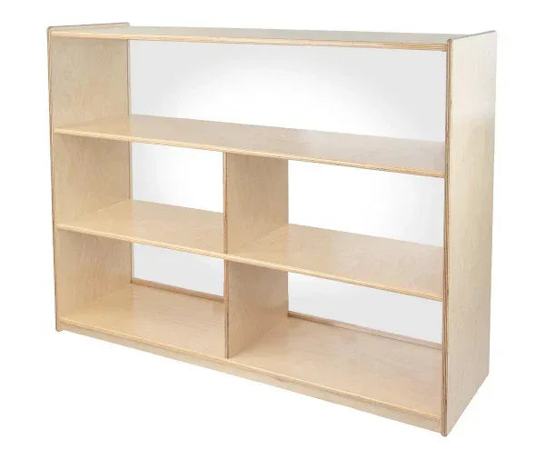 Versatile Shelf Storage with Acrylic Back - 38"H