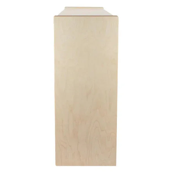 Versatile Shelf Storage with Acrylic Back - 38"H