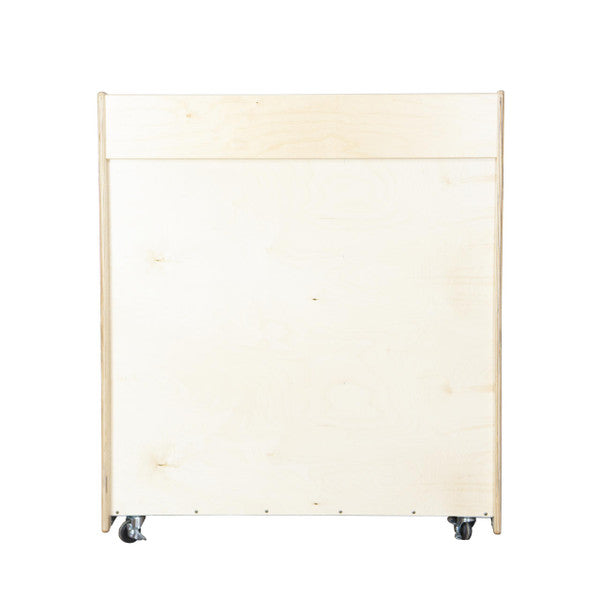 Sensorial Discovery Shelving with Translucent Trays