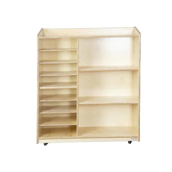 Sensorial Discovery Shelving without Trays