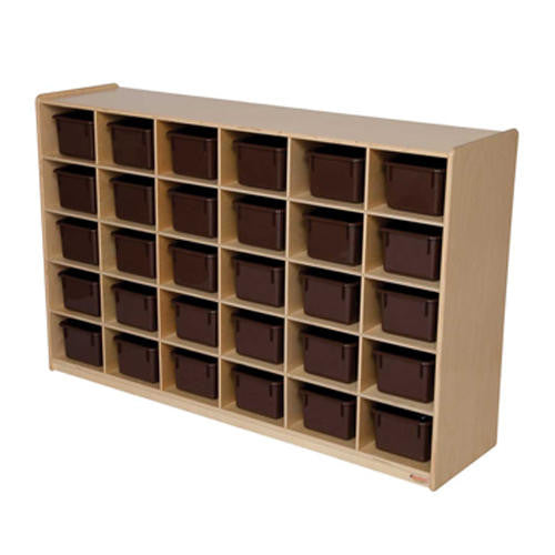 30 Tray Storage with Brown Trays