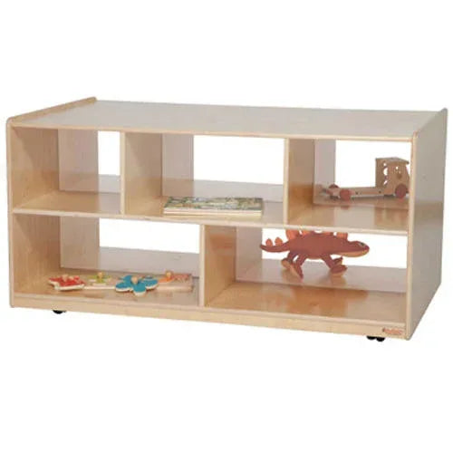 23-1/2"H Double Storage Island with Acrylic