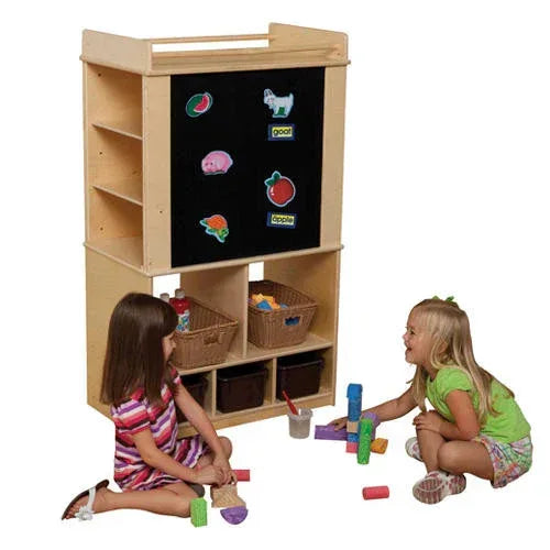 Store-It-All Teaching Center with (3) Brown Trays