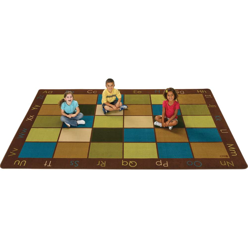 Colorful Places Seating Rug, 7'6" x 12' Rectangle, Nature's Colors