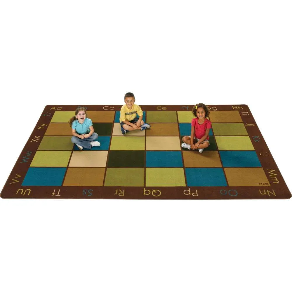 Colorful Places Seating Rug, 7'6" x 12' Rectangle, Nature's Colors