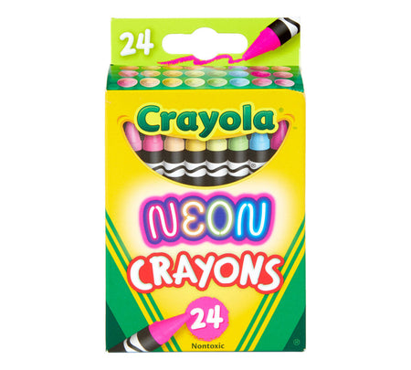 Crayola® Neon Crayons, 24 Colors (BIN522998)