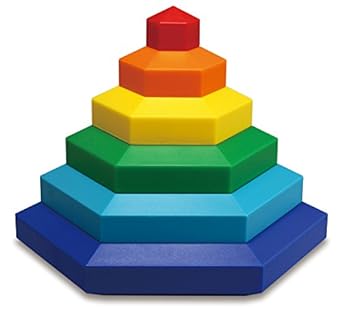 Hexacus Stacking Toy Set with 12 Pieces