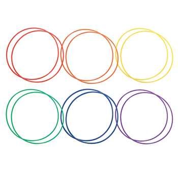 24 Inch Plastic Hoops - Set of 12 Assorted Colors