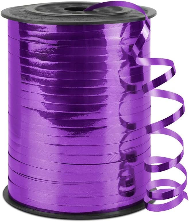Purple Curling Ribbon Roll 500 yds.