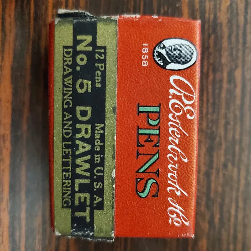 SPEEDBALL PEN NIBS Number-5 Lot 12 Calligraphy triple reservoir Vintage