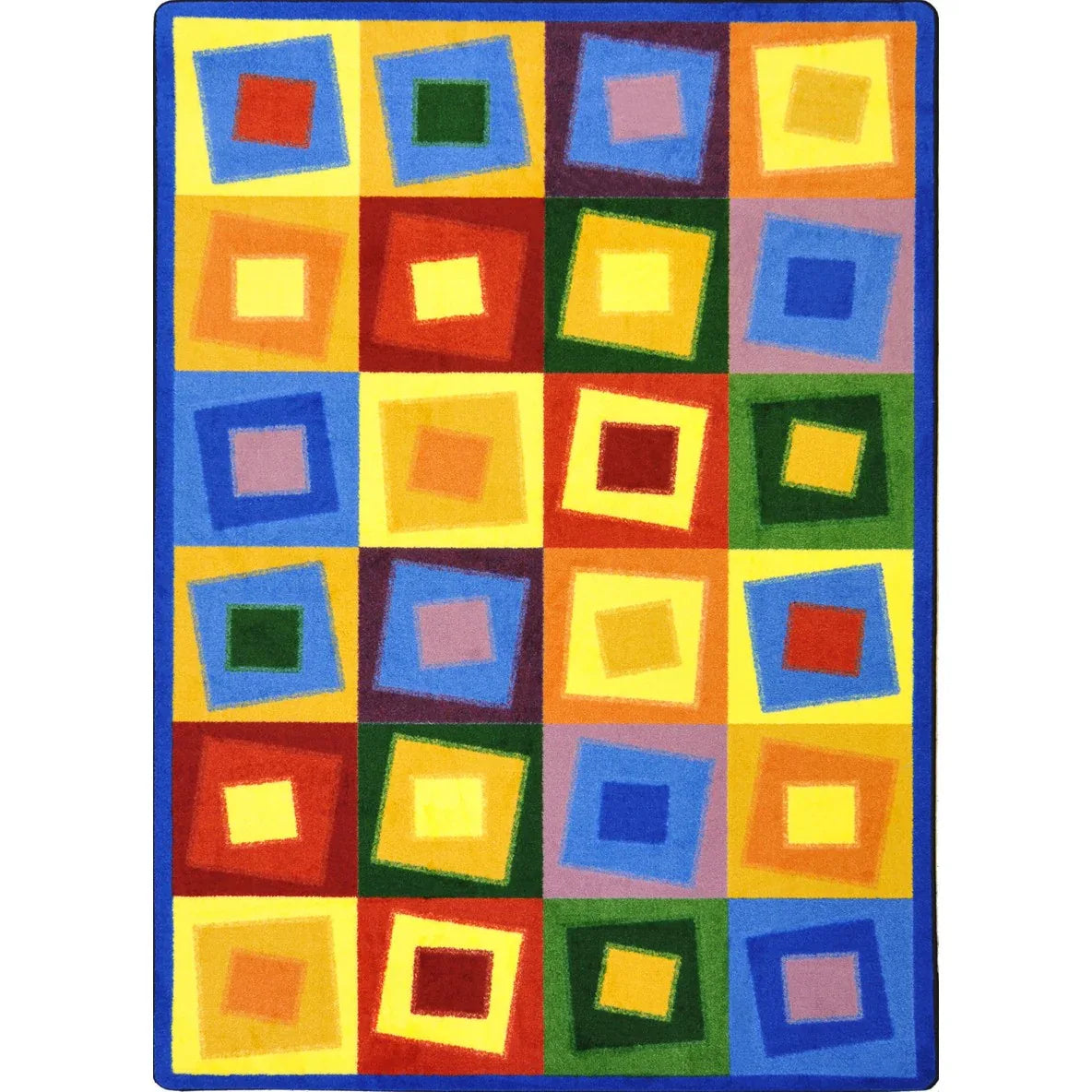Off Balance 7'8" x 10'9" area rug in color Brights