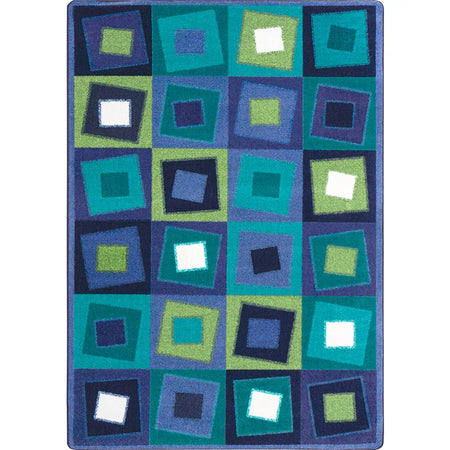 Off Balance 10'9" x 13'2" area rug in color Violet