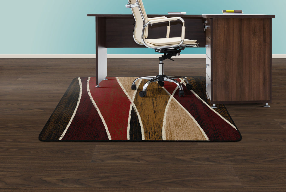 WATERFORD RED RECTANGLE CARPETS 4' x 6'