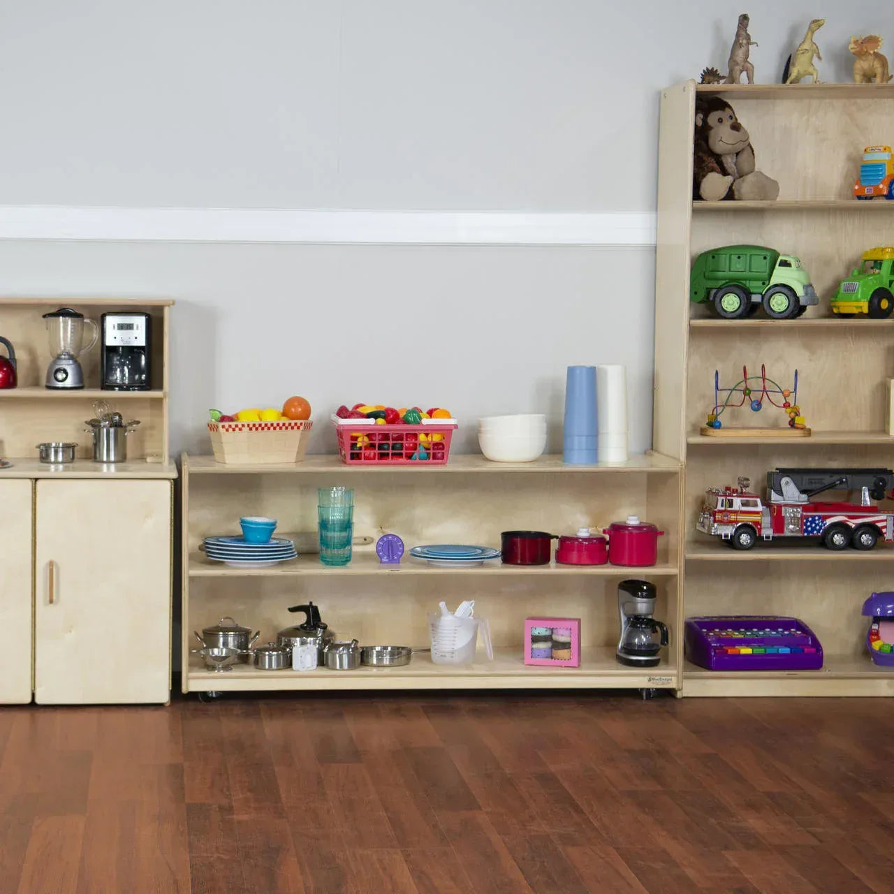Open Shelf Display Storage Unit- 23.5"H
