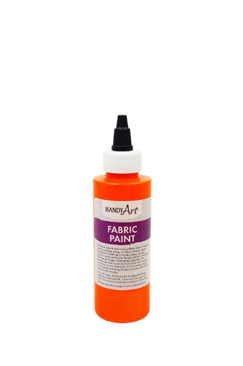 Handy Art® Fabric Paint - 4 oz. Chrome Orange, (HAN510-015)