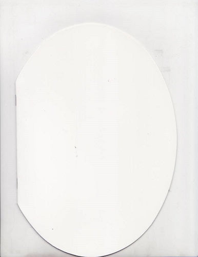 Blank Book Oval 16 Pages 6-3/4" X 10" - 12/pkg