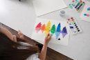 WATERCOLOR PAPER 12" X 18" WHITE, PACKAGE, 90 LB. 50 SHEETS (P4927)