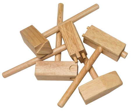 Creativity Street® Wooden Clay Hammer Set - Set of 5 (PAC-3747)