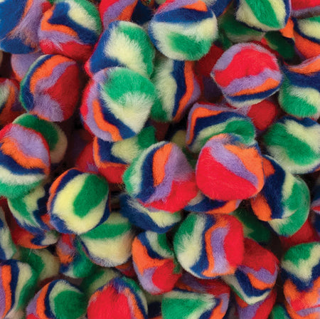 Creativity Street® 1" Rainbow Poms - 100/PKG