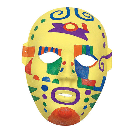 Paper Mache (Papier-Mâché) Design Your Own Masks - 6 masks per package (57699)