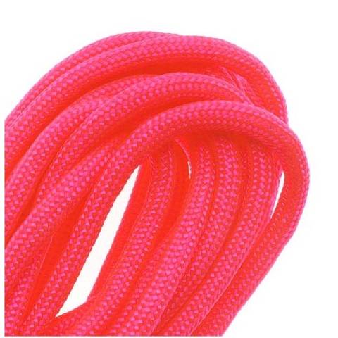 Paracord 550 / Nylon Parachute Cord 4mm - Neon Pink (16 Feet/4.8 Meters)