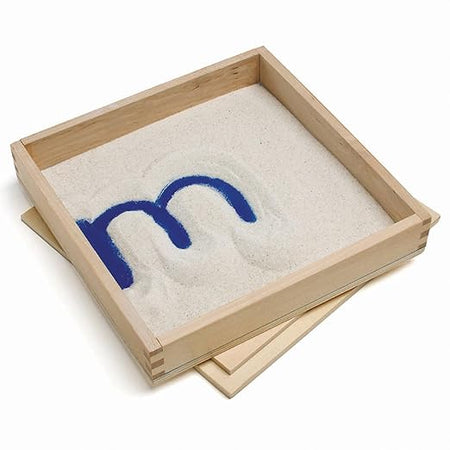 Letter Formation Sand Storage and Organization,Brown