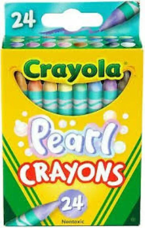 Crayola Crayons-Pearl 24/Pkg -52-3409
