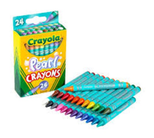 Crayola Crayons-Pearl 24/Pkg -52-3409