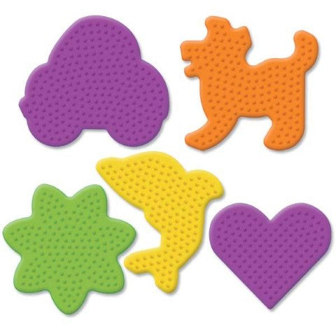 Perler® Small Fun Shaped Pegboards: 5 per pack