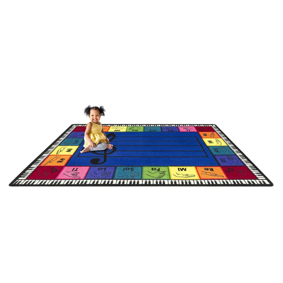 Pitch Perfect 10'9" x 13'2" area rug in color Multi