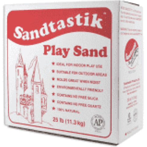 Sandtastik Sparkling White Play Sand, 25 Pounds