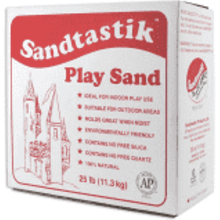 Sandtastik Sparkling White Play Sand, 25 Pounds